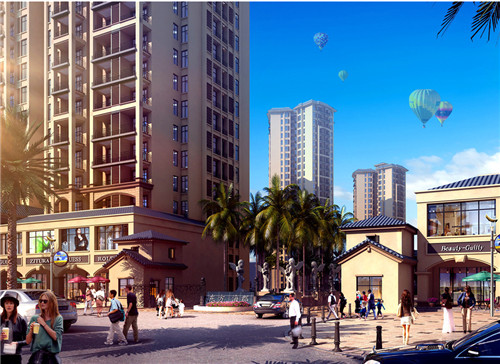 火锅店吧台装修风格效果图，火锅店怀旧风格吧台设计